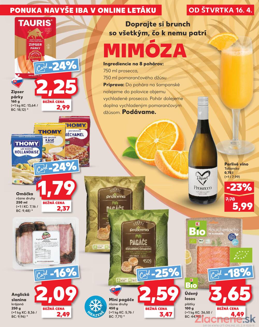 Kaufland 16.4. - 22.4. - Kaufland Zlaté Moravce