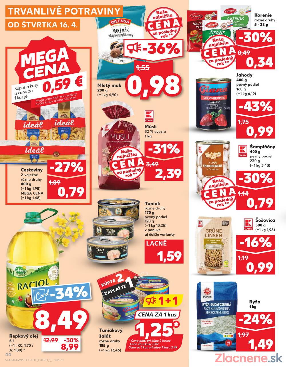 Kaufland 16.4. - 22.4. - Kaufland Topoľčany