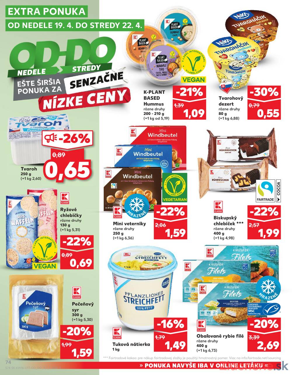 Kaufland 16.4. - 22.4. - Kaufland Ružomberok