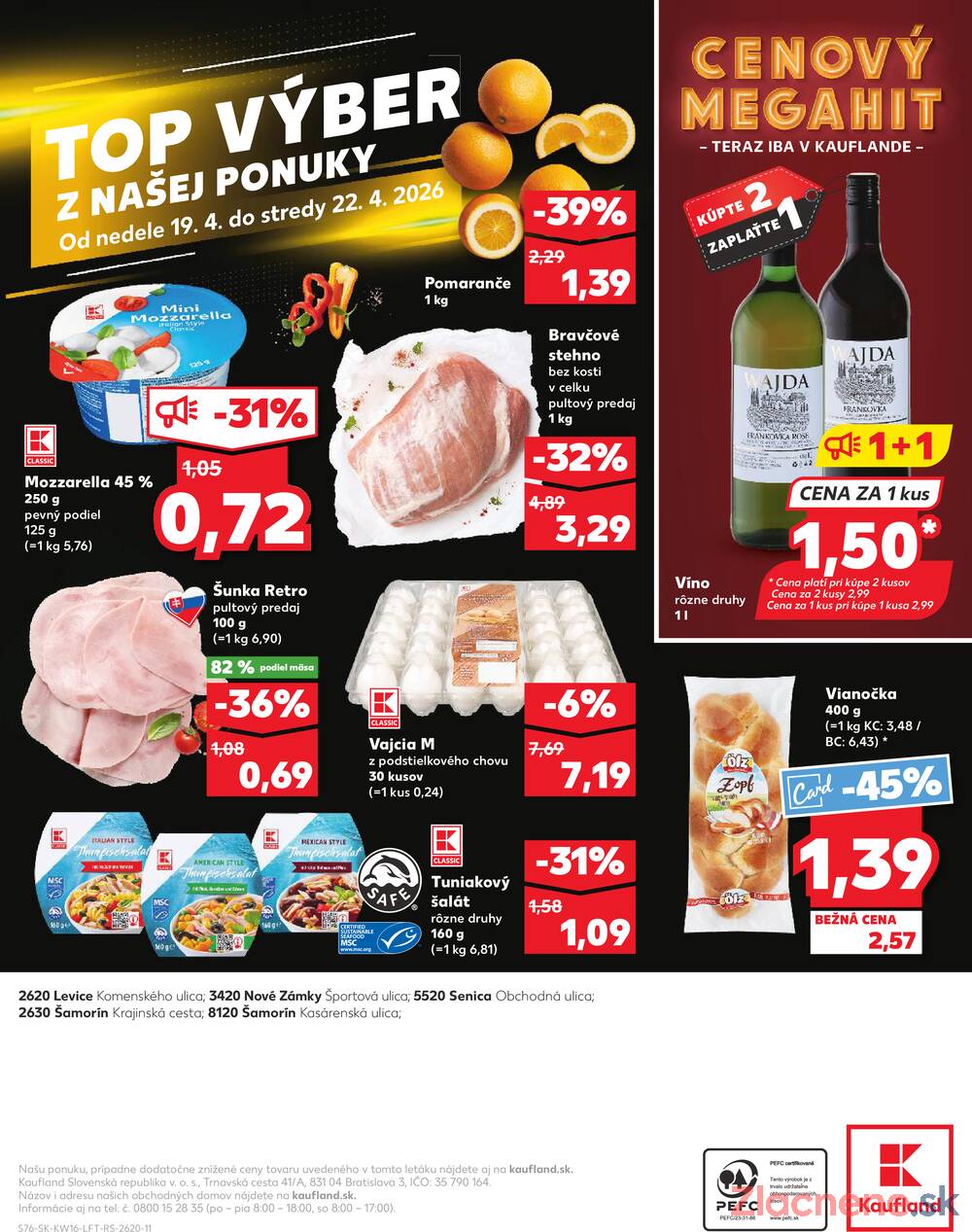 Leták Kaufland - Kaufland 16.4. - 22.4. - Kaufland Levice - strana 76 Leták Kaufland - Kaufland 16.4. - 22.4. - Kaufland Levice - strana 76
