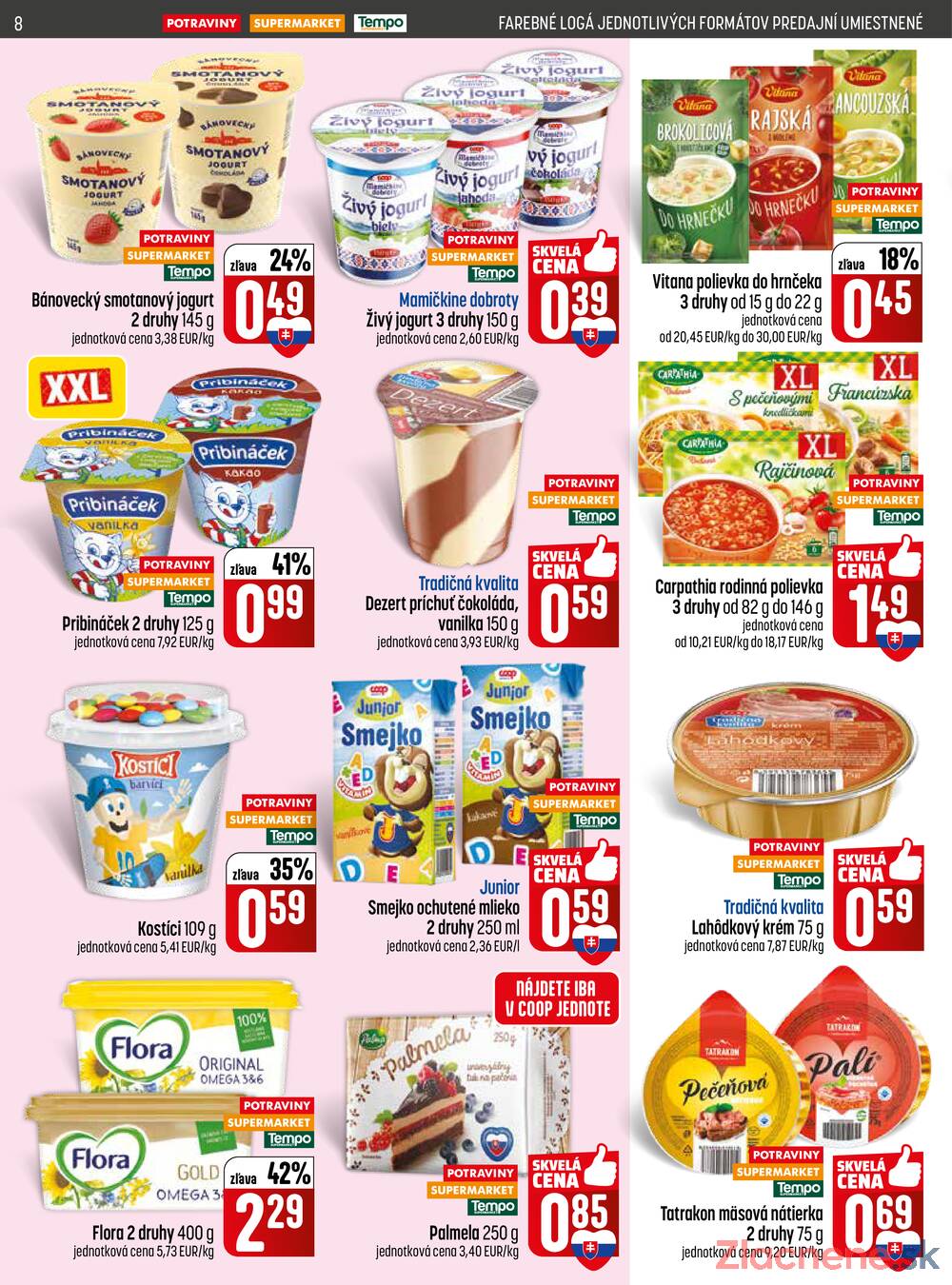 Leták COOP Jednota Slovensko - COOP do 22.4. - strana 8