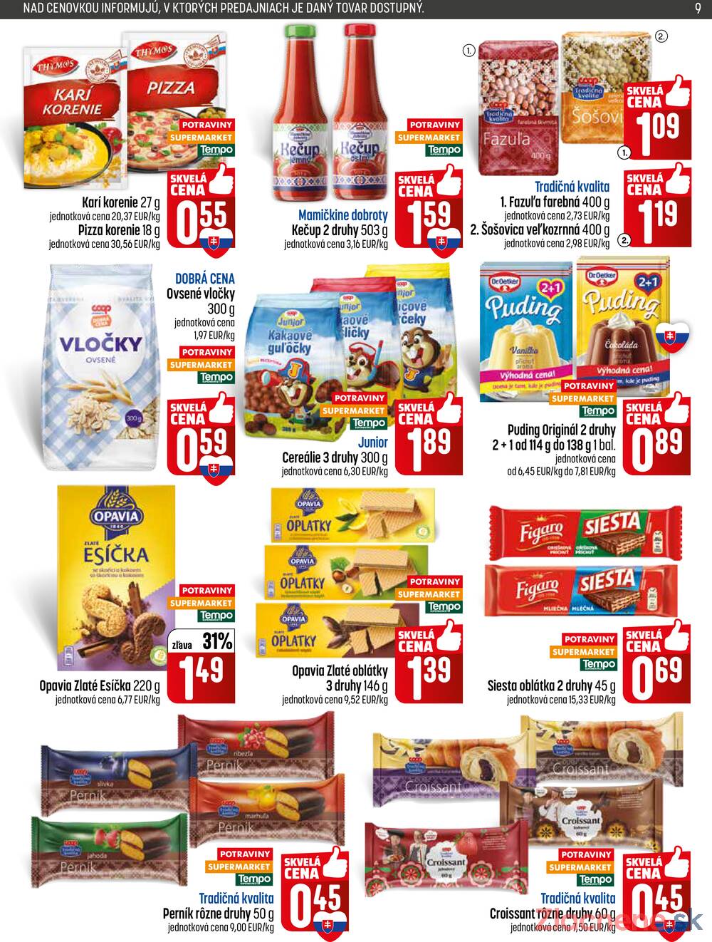 Leták COOP Jednota Slovensko - COOP do 22.4. - strana 9