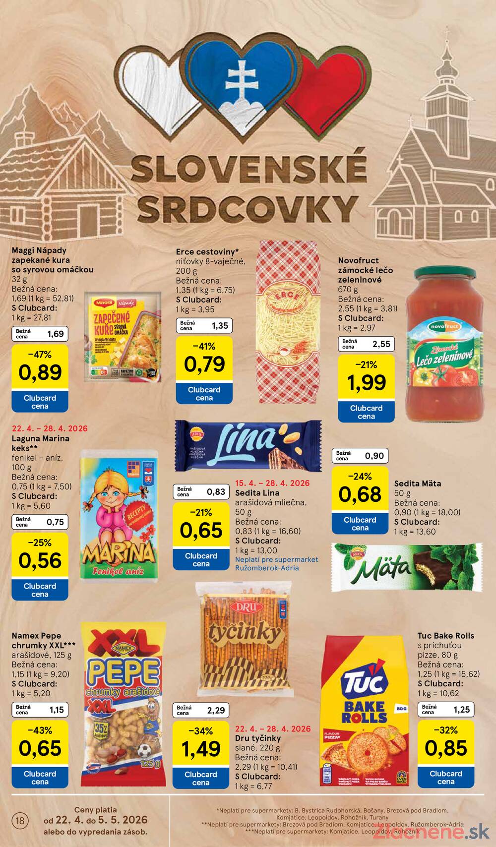 Tesco supermarkety od 22.4. do 28.4.2026