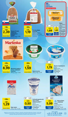 Tesco supermarkety od 22.4. do 28.4.2026