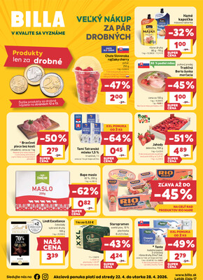 leták BILLA