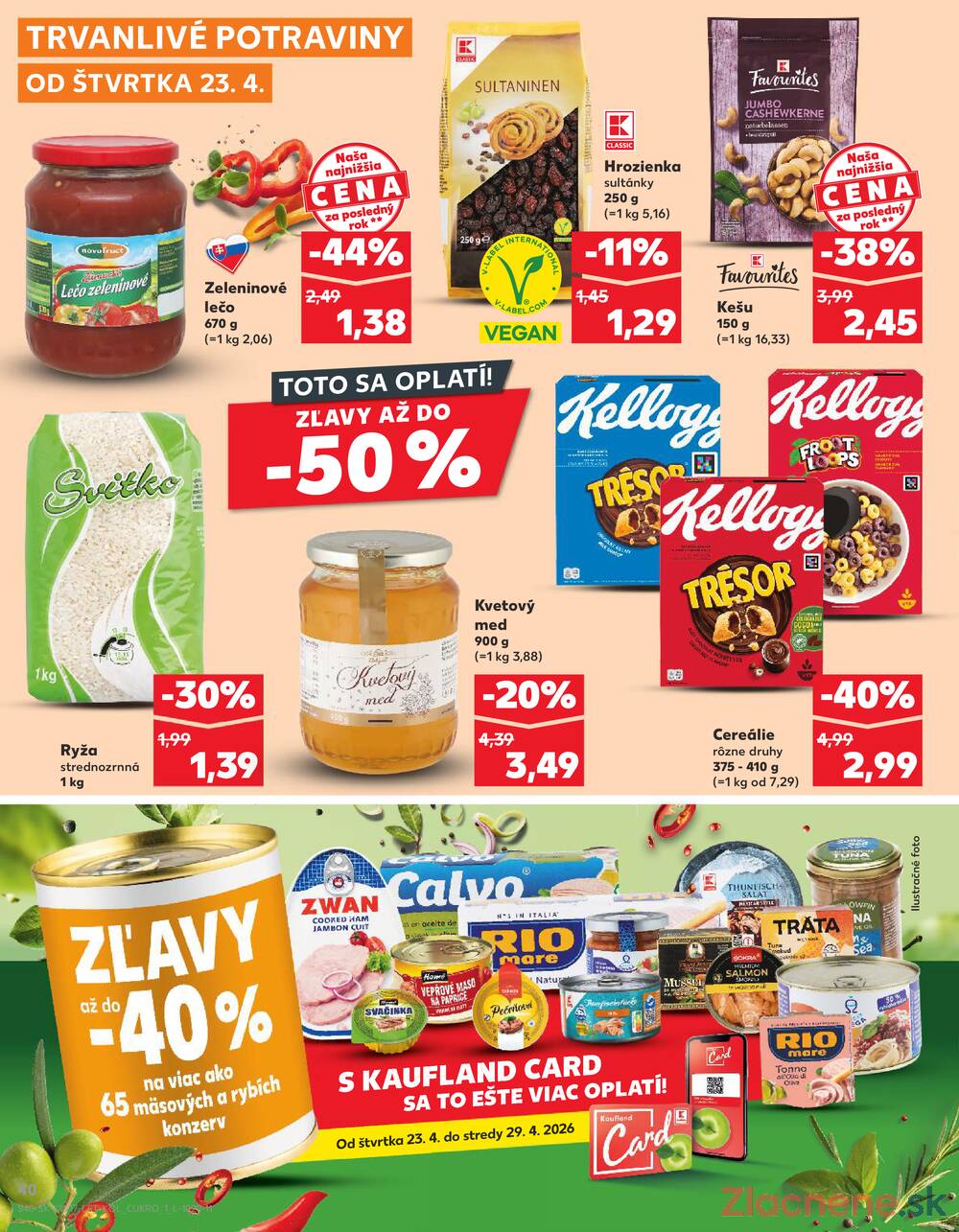 Kaufland 23.4. - 29.4. - Kaufland Dunajská Streda
