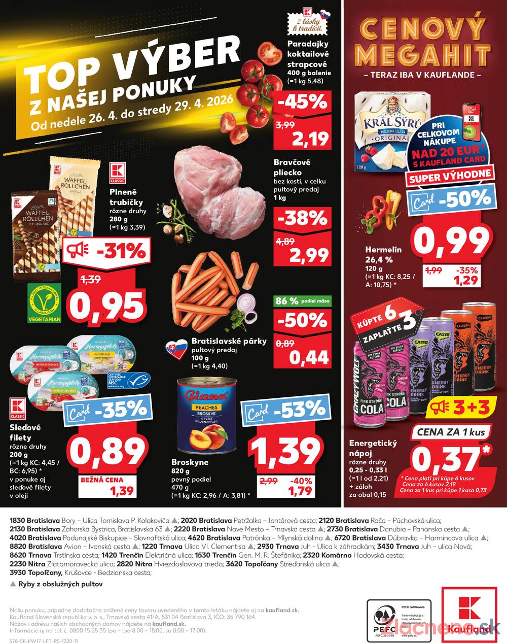 Kaufland 23.4. - 29.4. - Kaufland Trnava - Juh - Bratislavská