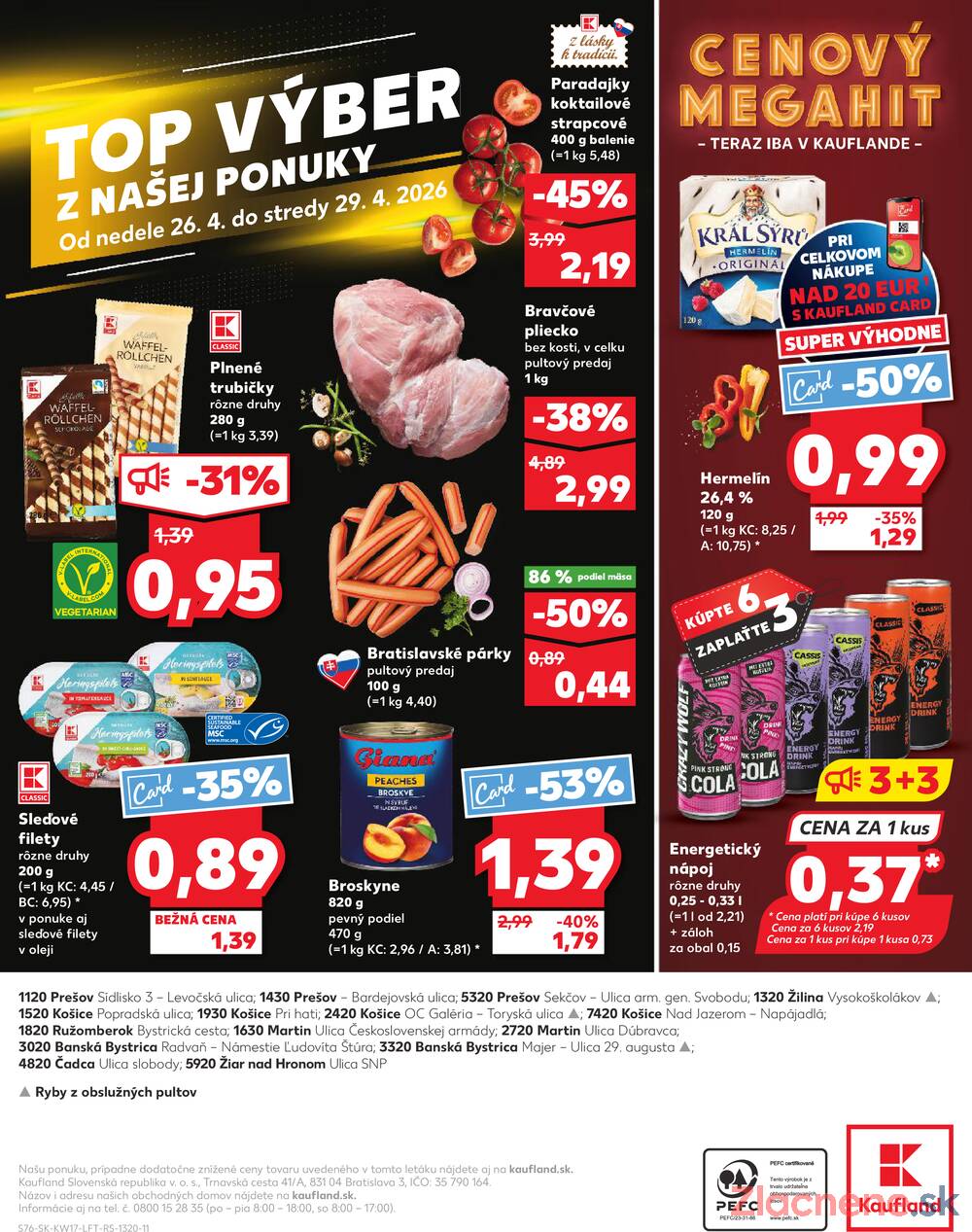 Kaufland 23.4. - 29.4. - Kaufland Martin