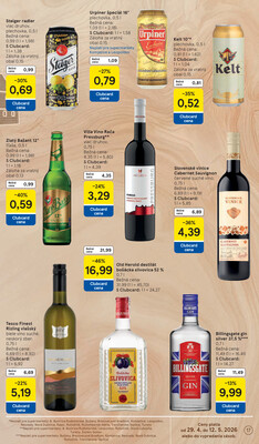 Tesco supermarkety od 29.4. do 5.5.2026