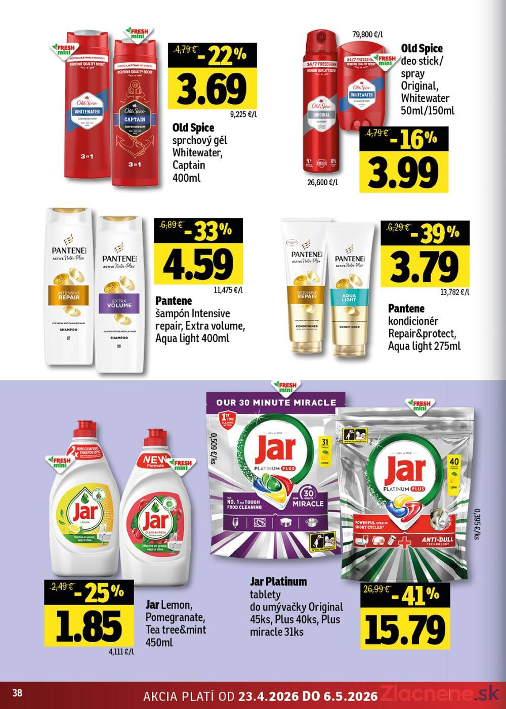 Leták Fresh - Fresh do 6.5. - strana 38