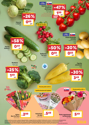 BILLA od 29.4. do 5.5.2026