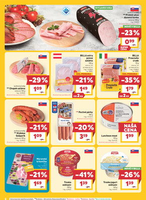 BILLA od 29.4. do 5.5.2026