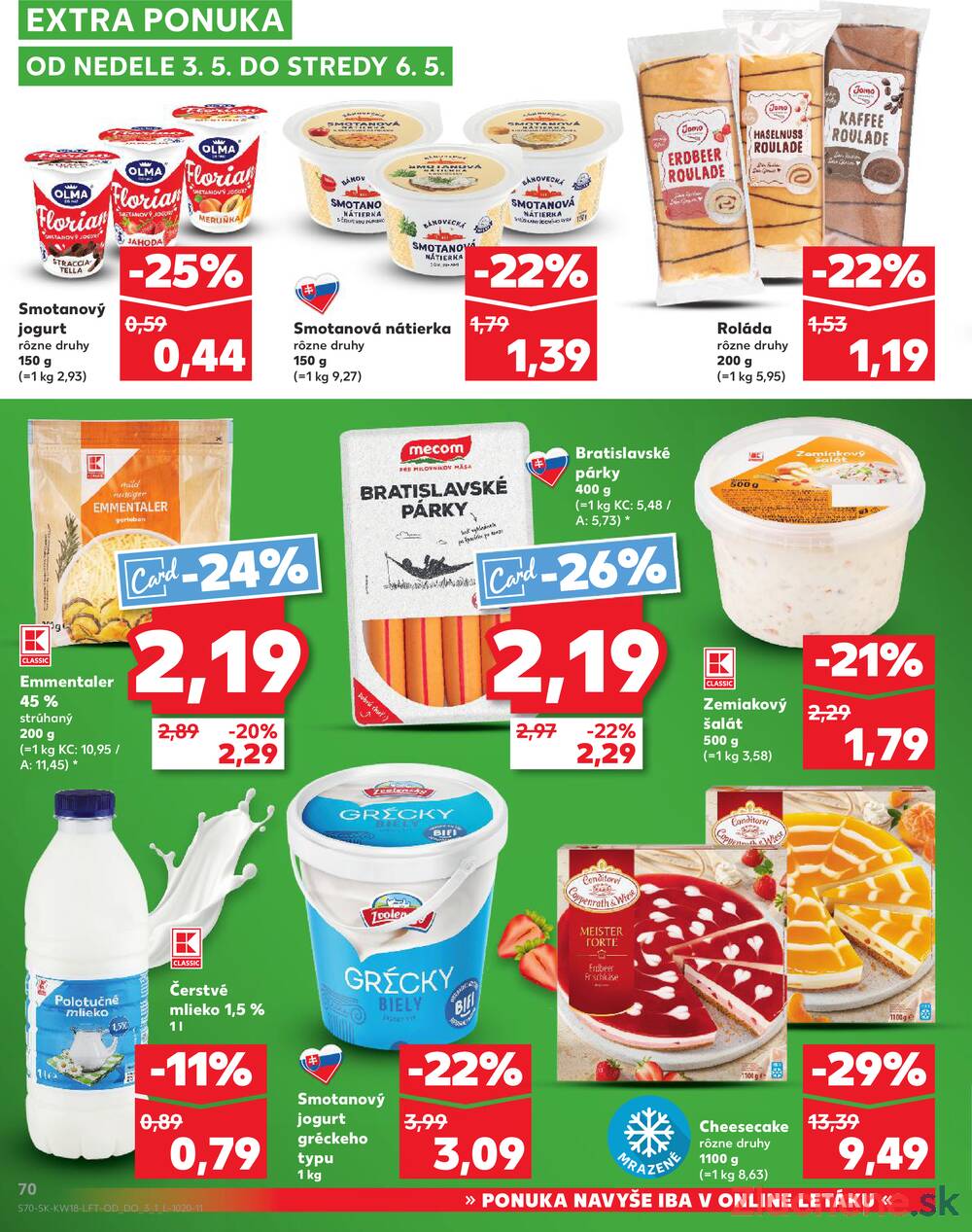 Leták Kaufland - Kaufland 30.4. - 6.5. - Kaufland Bytča - strana 70