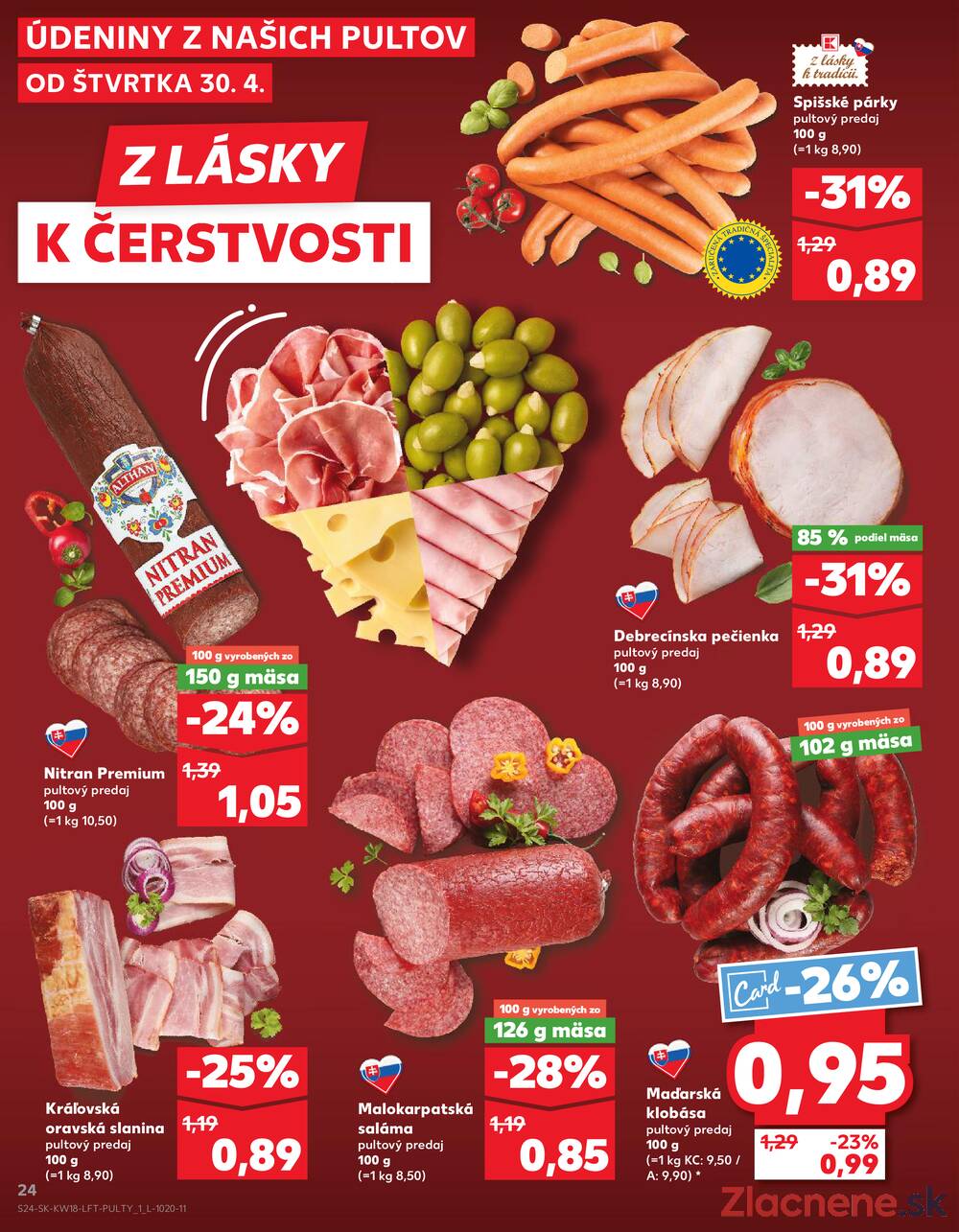Leták Kaufland - Kaufland 30.4. - 6.5. - Kaufland Dunajská Streda - strana 24