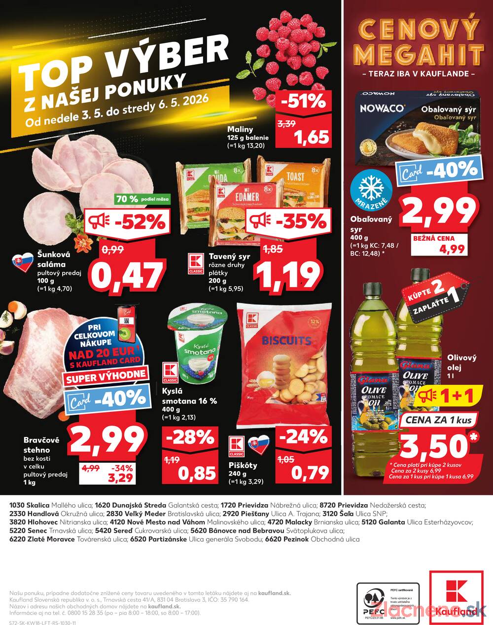 Kaufland 30.4. - 6.5. - Kaufland Piešťany