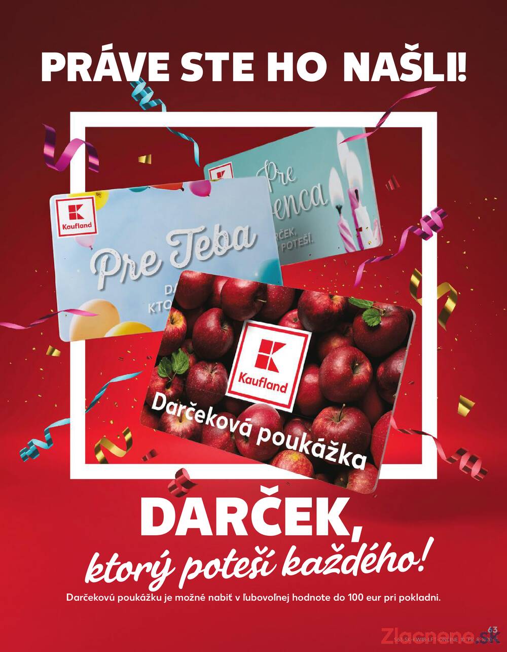 Leták Kaufland - Kaufland 30.4. - 6.5. - Kaufland Bratislava - Petržalka - strana 63