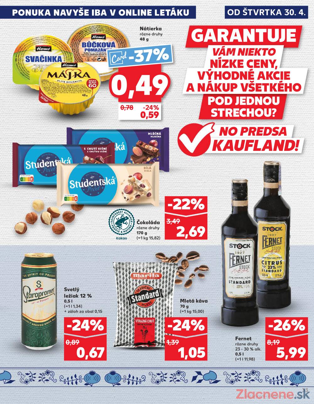 Kaufland 30.4. - 6.5. - Kaufland Trnava - Juh - Bratislavská
