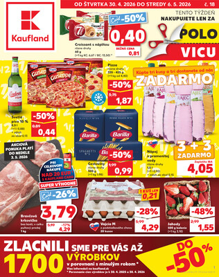 Leták Kaufland 30.4. - 6.5. - Kaufland Trnava - Juh - Bratislavská