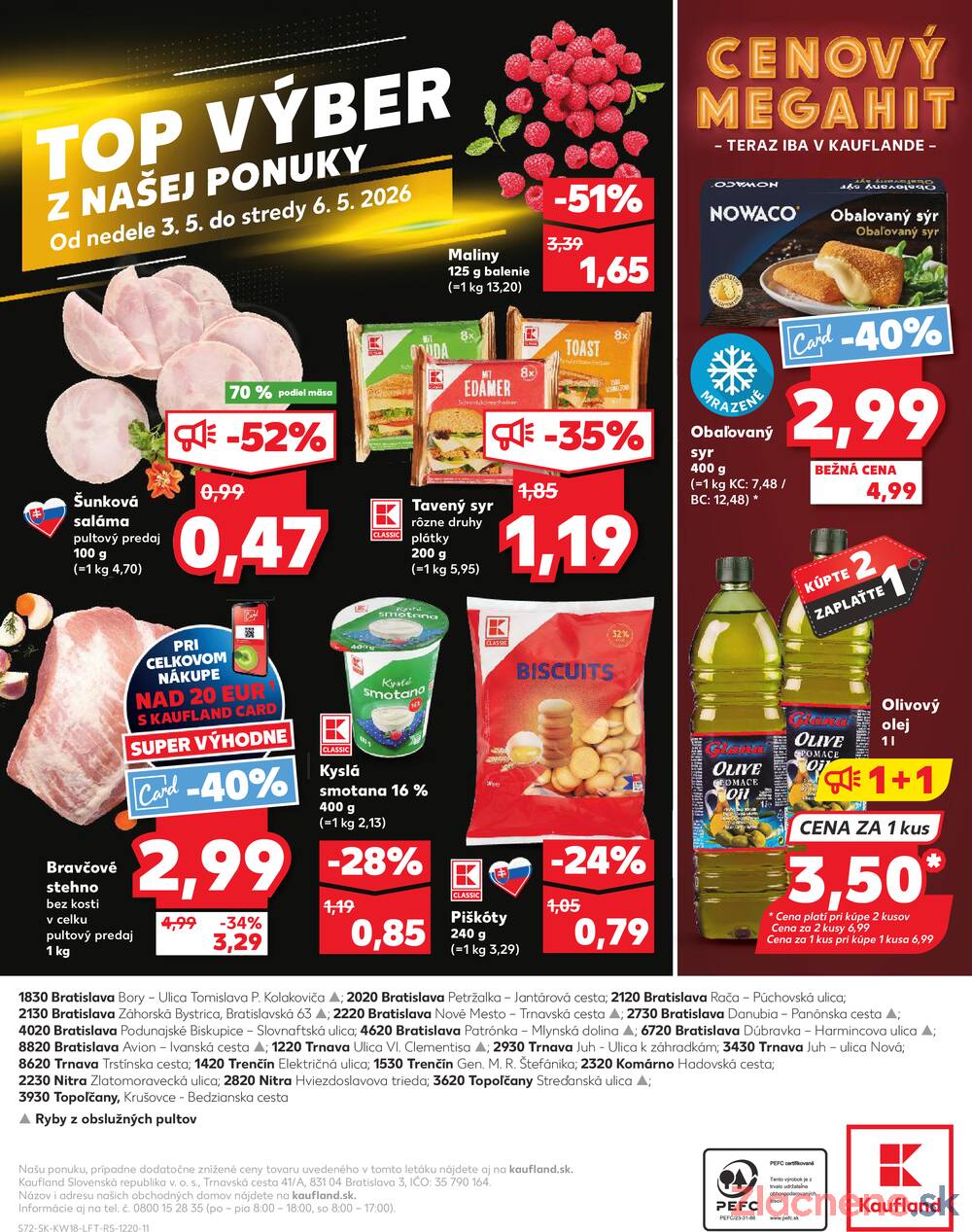 Kaufland 30.4. - 6.5. - Bratislava-Patrónka