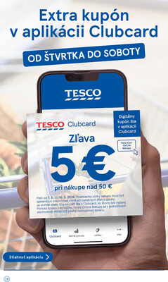 Tesco supermarkety od 6.5. do 12.5.2026