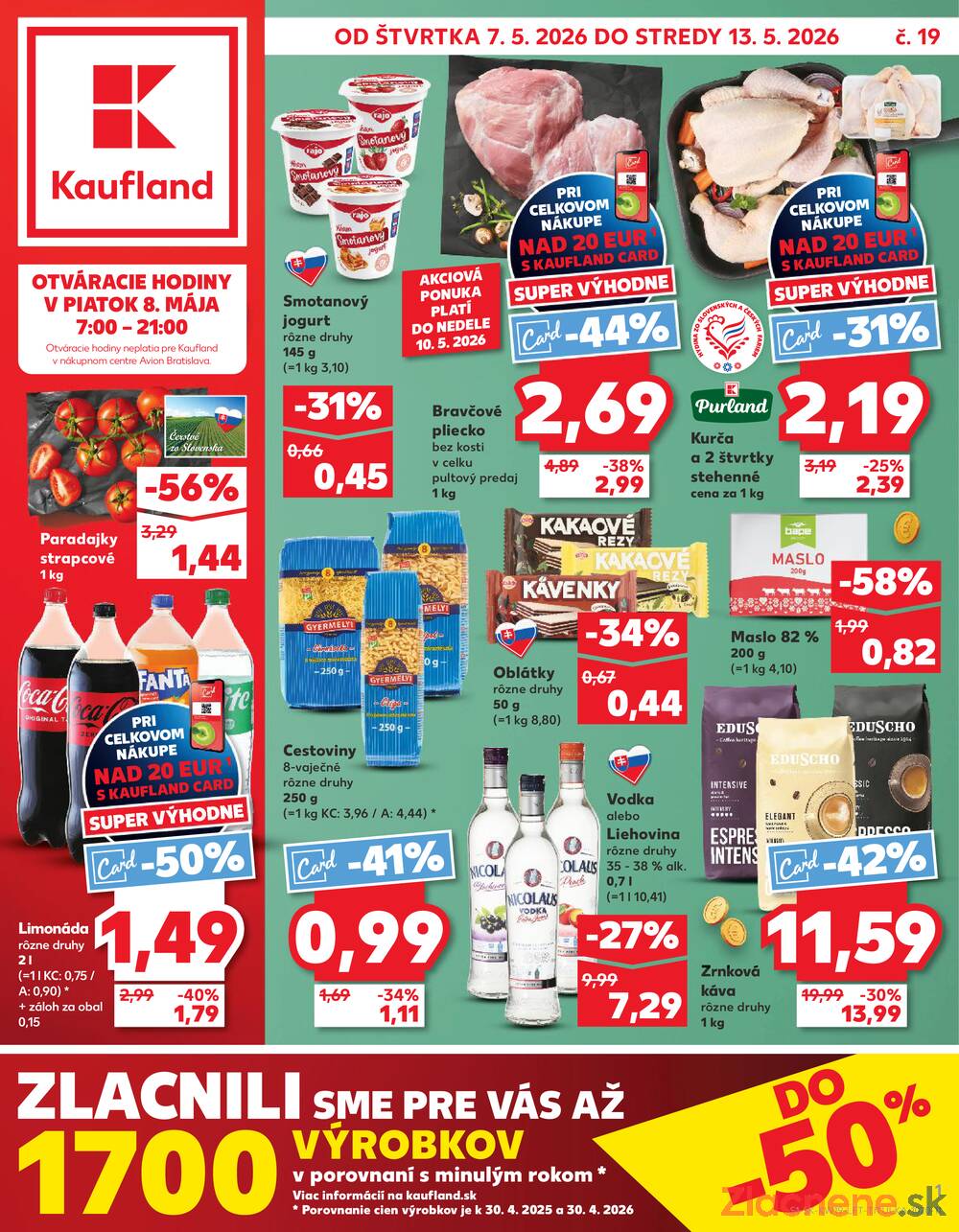 Leták Kaufland - Kaufland 7.5. - 13.5. - Kaufland Spišská Nová Ves - strana 1