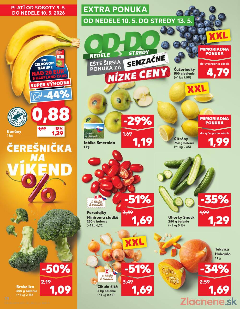 Leták Kaufland - Kaufland 7.5. - 13.5. - Kaufland Michalovce (Humenská cesta) - strana 70