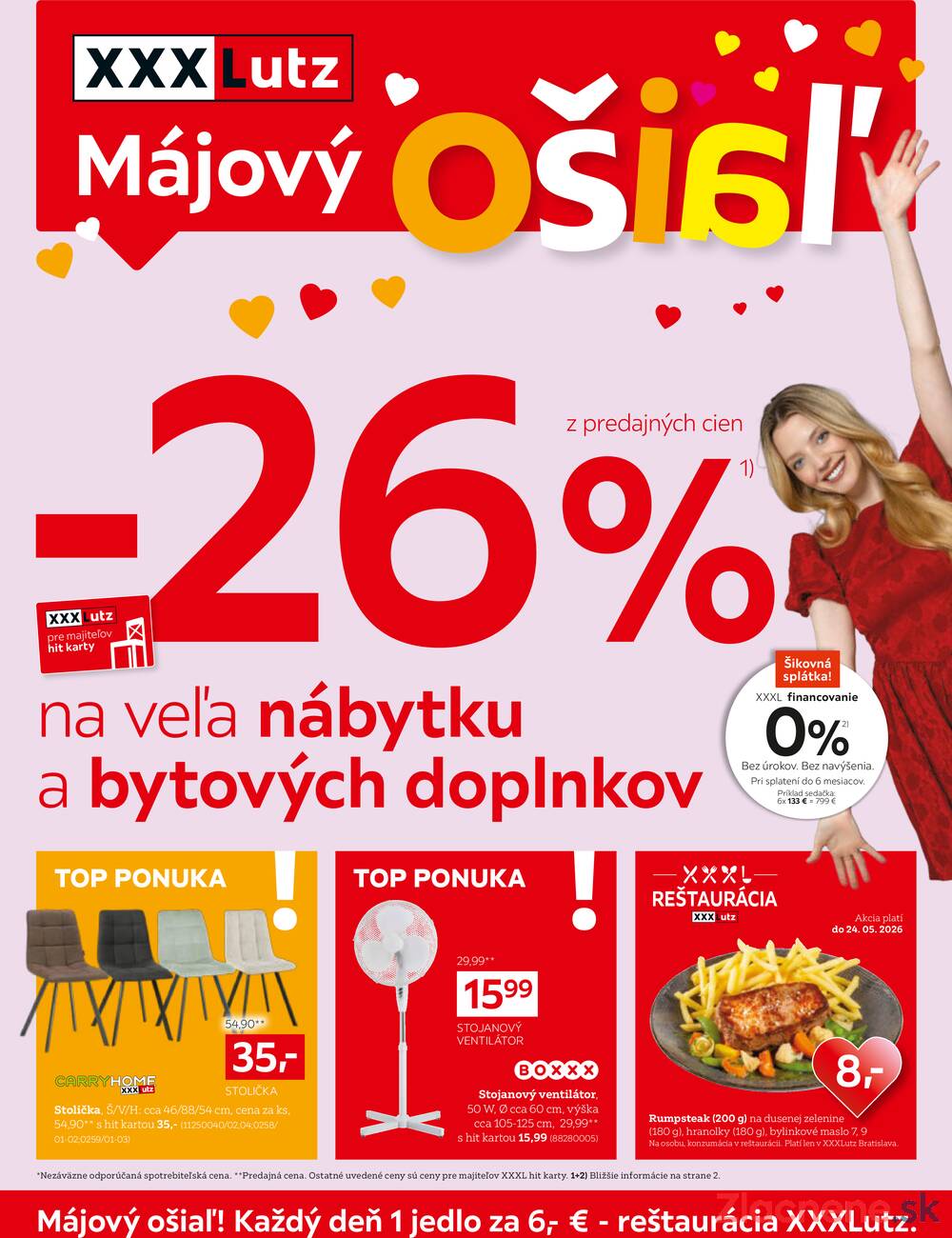 Leták XXXLutz - XXXlutz od 11.5. do 24.5.2026 - strana 1 Leták XXXLutz - XXXlutz od 11.5. do 24.5.2026 - strana 1