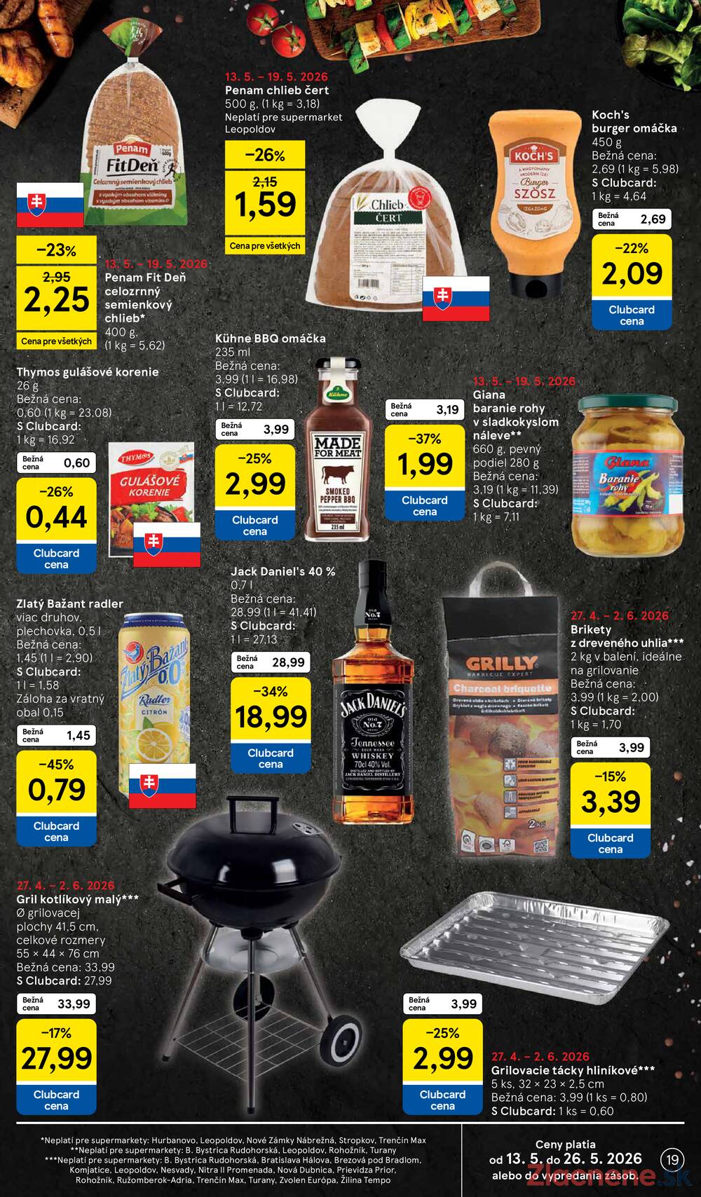 Leták Tesco - Tesco supermarkety od 13.5. do 19.5.2026 - strana 19