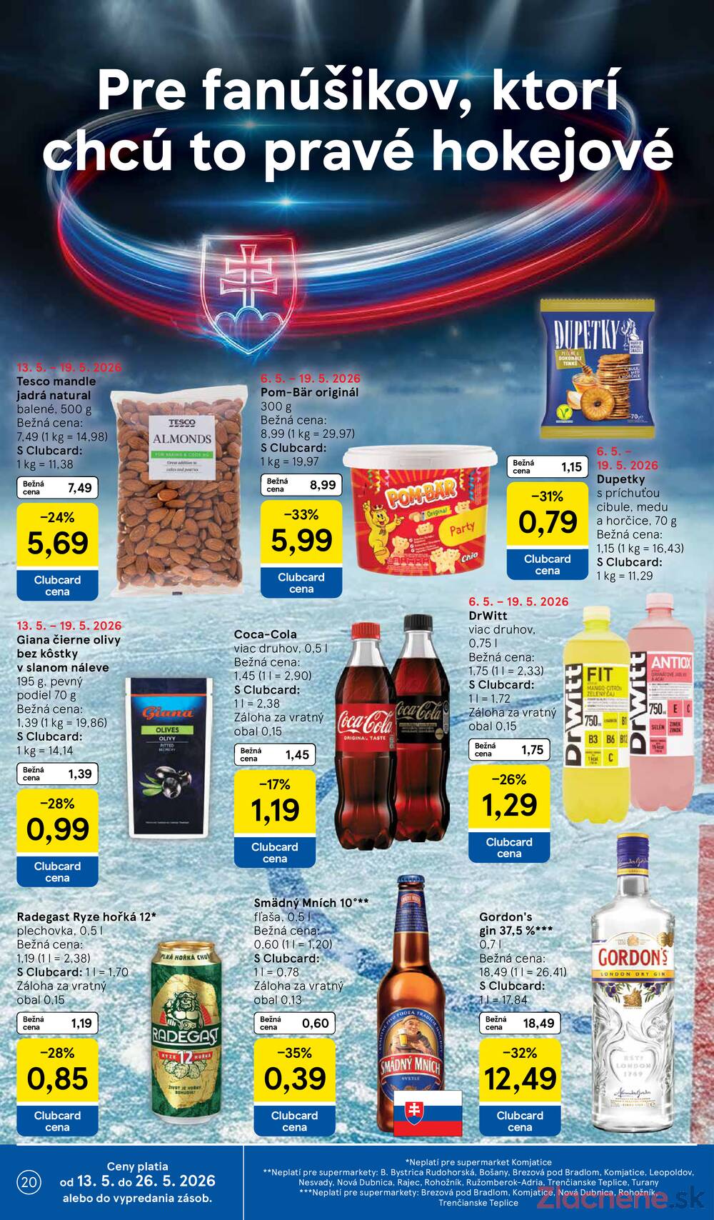 Leták Tesco - Tesco supermarkety od 13.5. do 19.5.2026 - strana 20