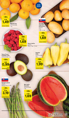 Tesco supermarkety od 13.5. do 19.5.2026