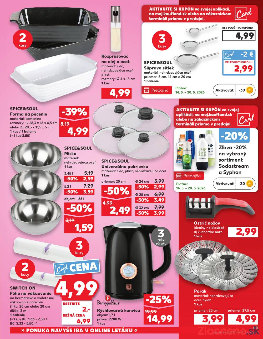 Leták Kaufland - Kaufland 14.5. - 20.5. - Kaufland Trebišov - strana 65