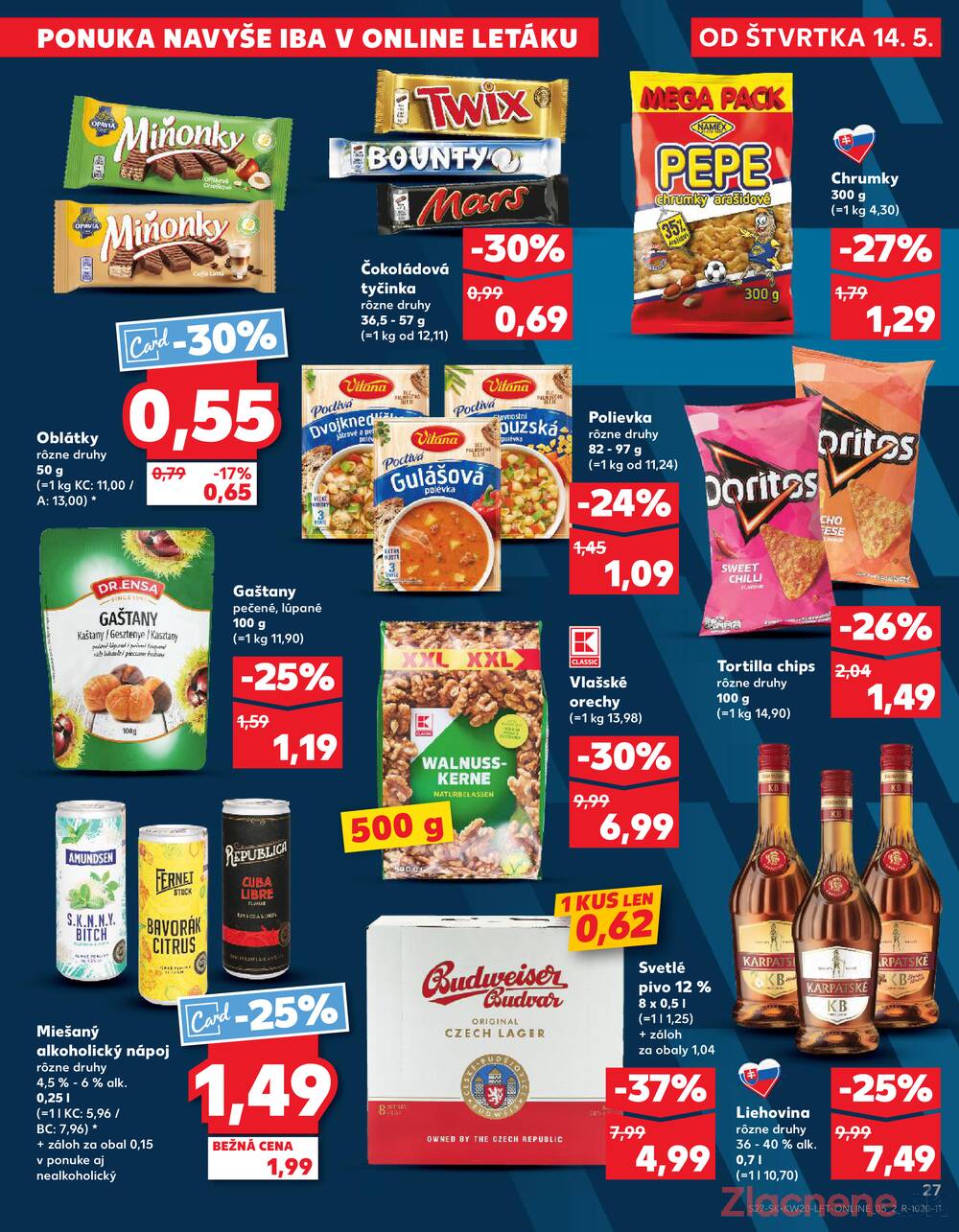 Leták Kaufland - Kaufland 14.5. - 20.5. - Kaufland Sabinov - strana 27 Leták Kaufland - Kaufland 14.5. - 20.5. - Kaufland Sabinov - strana 27