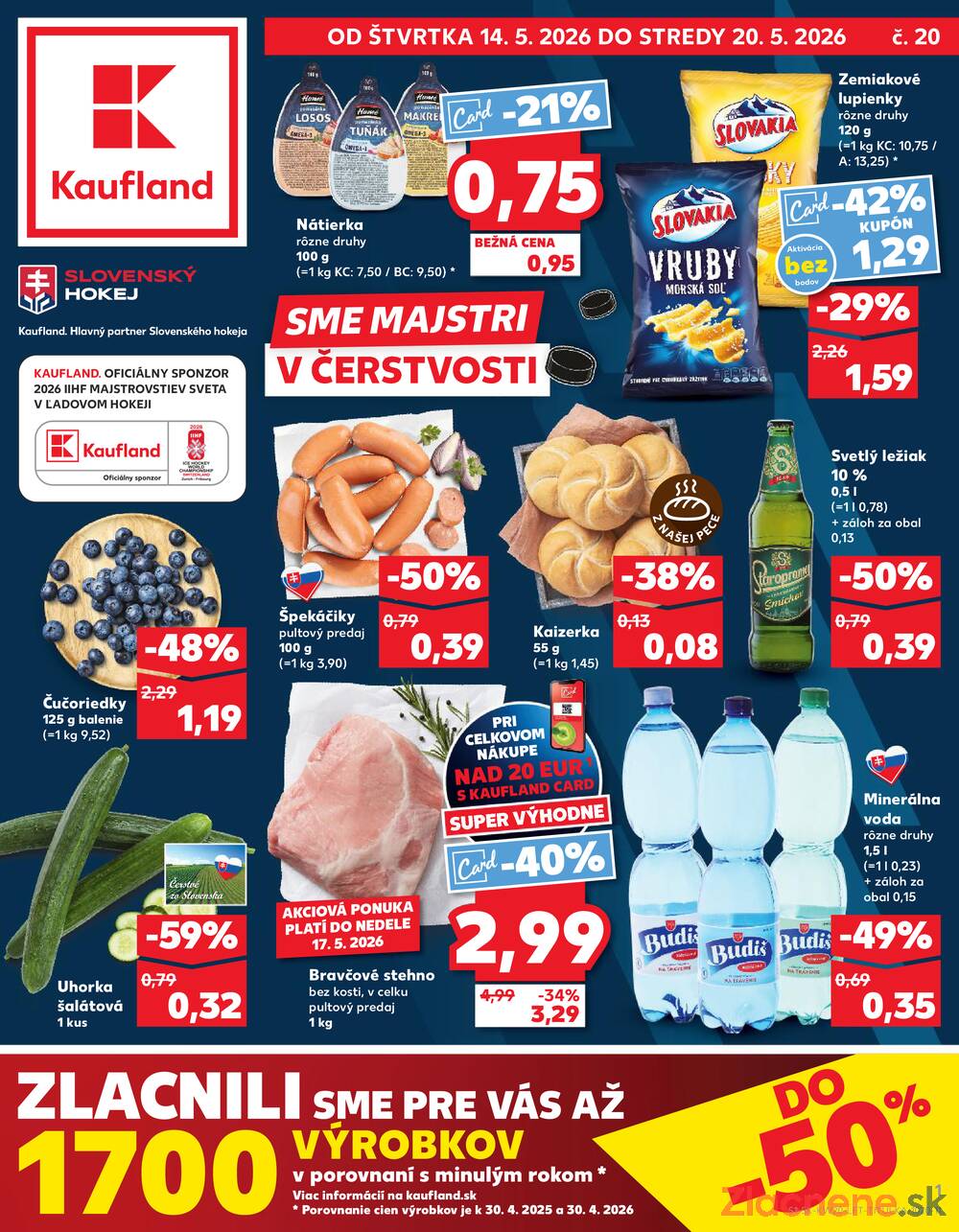 Leták Kaufland - Kaufland 14.5. - 20.5. - Kaufland Dolný Kubín - strana 1 Leták Kaufland - Kaufland 14.5. - 20.5. - Kaufland Dolný Kubín - strana 1