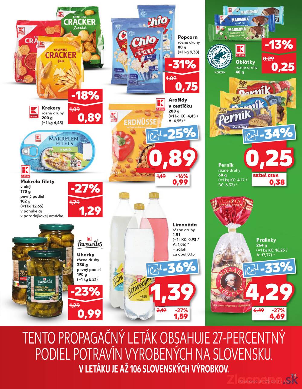 Leták Kaufland - Kaufland 14.5. - 20.5. - Kaufland Rožňava - strana 73