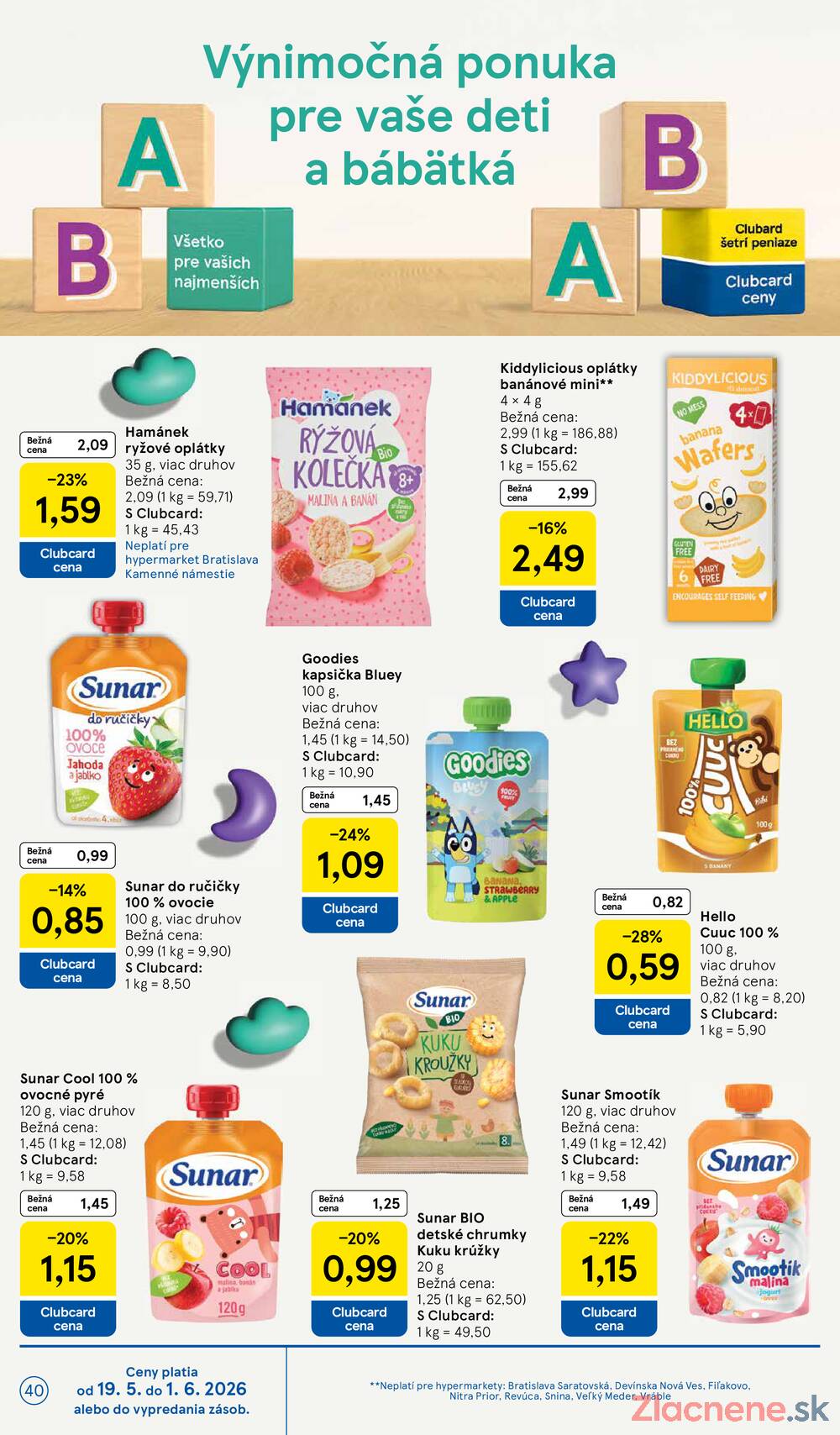 Tesco malé hypermarkety 20.5. - 26.5.