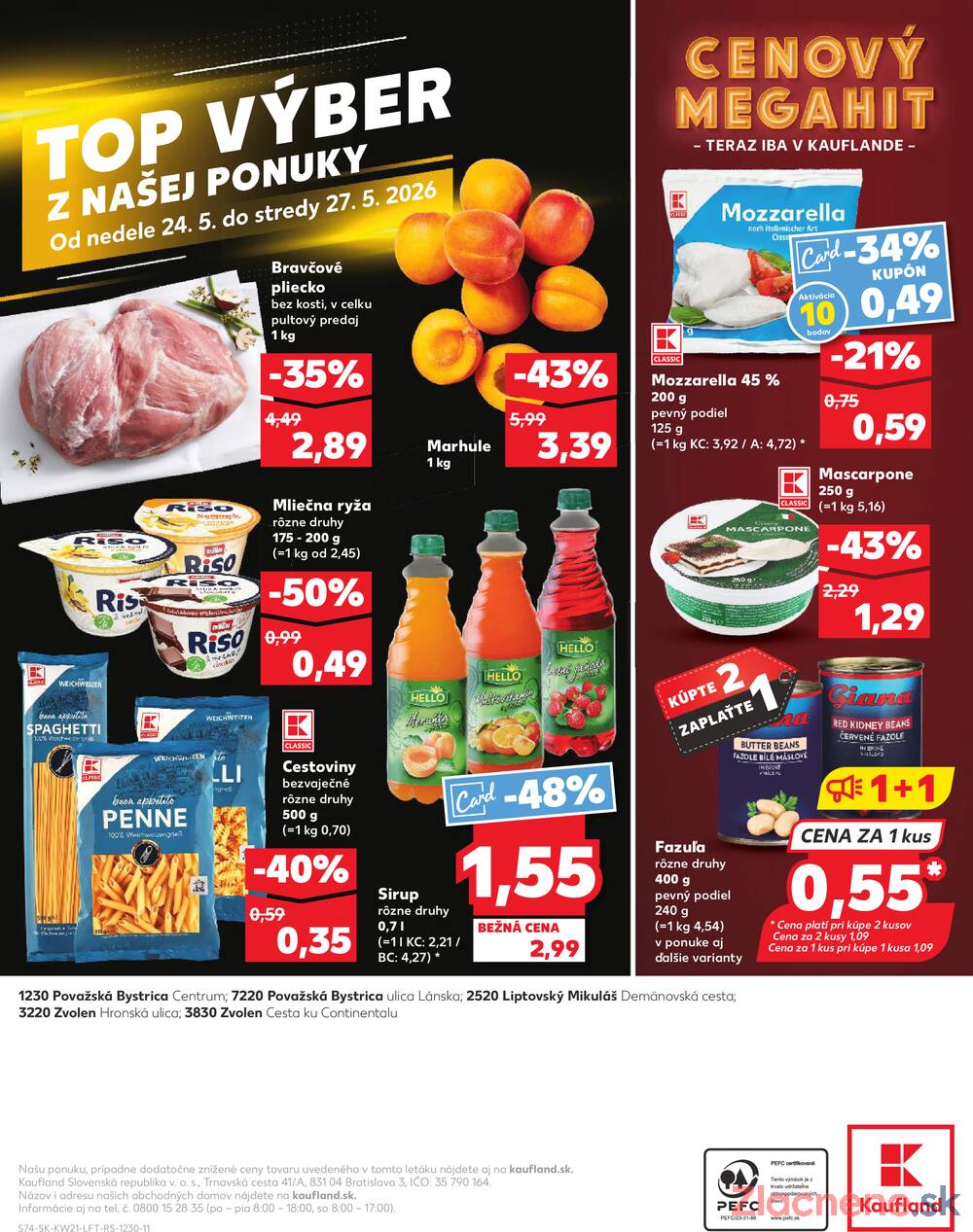 Kaufland 21.5. - 27.5. - Kaufland Liptovský Mikuláš