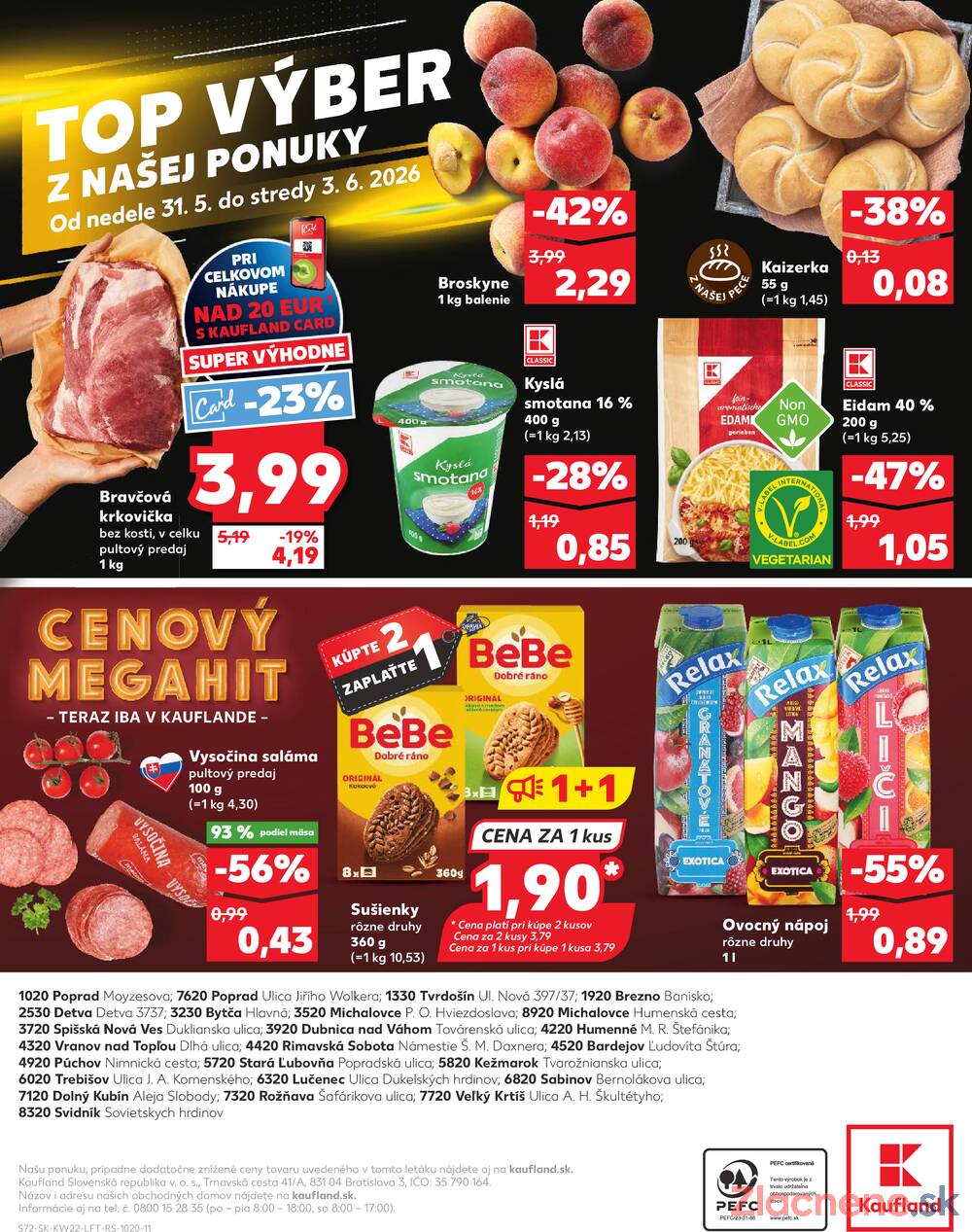 Leták Kaufland - Kaufland 28.5. - 3.6. - Kaufland Trebišov - strana 72