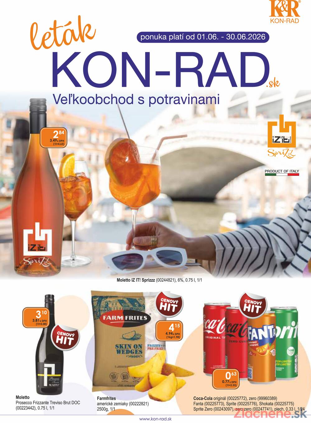 Leták KON - RAD - KON - RAD do 30.6. - strana 1 Leták KON - RAD - KON - RAD do 30.6. - strana 1