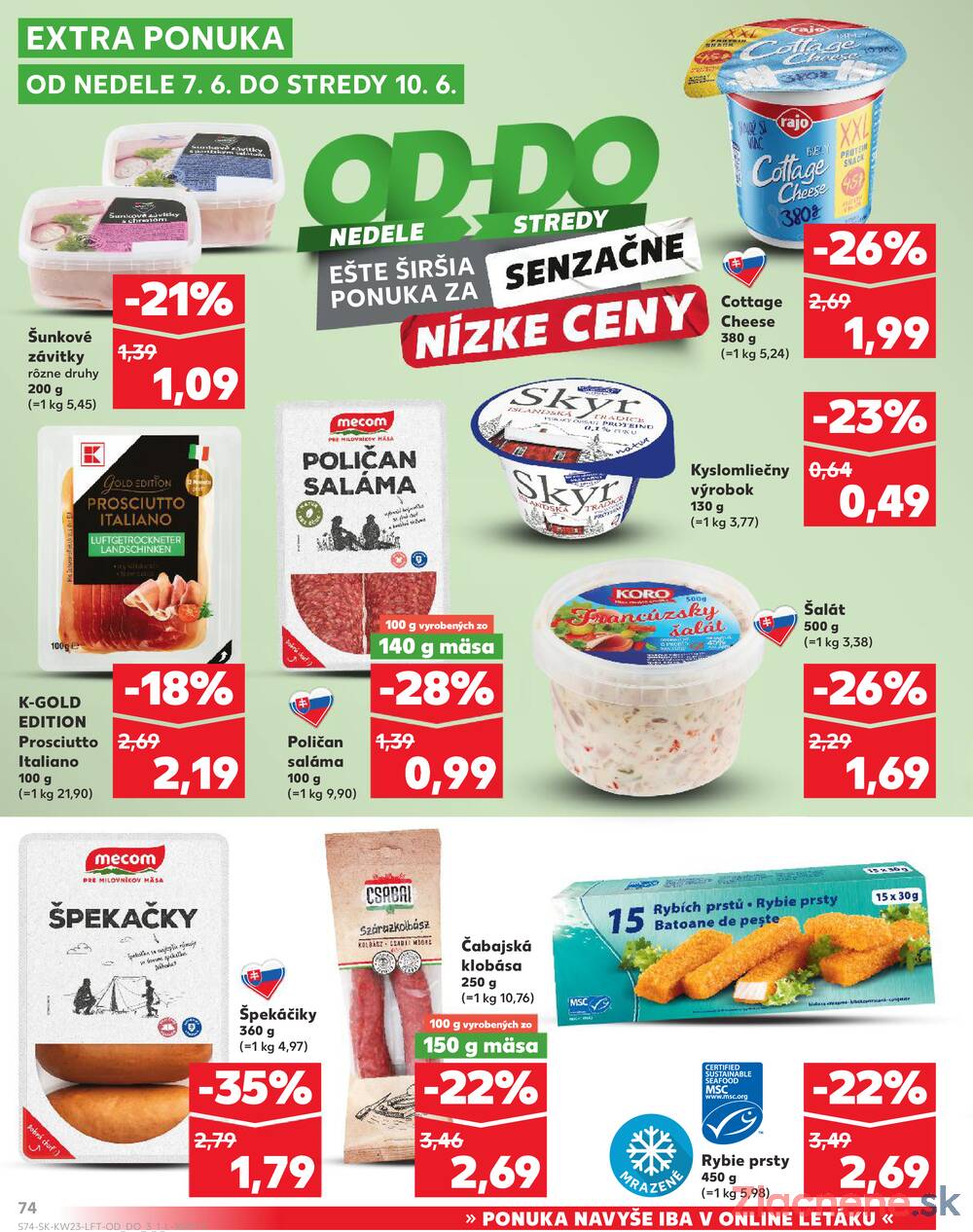 Kaufland 4.6. - 10.6. - Kaufland Bytča