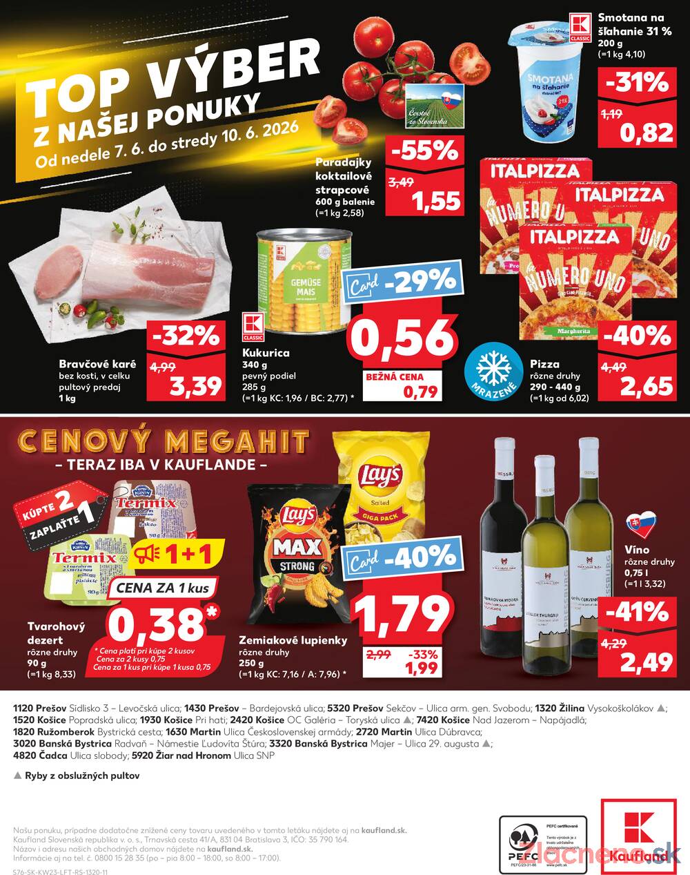 Kaufland 4.6. - 10.6. - Kaufland Košice-Pri hati