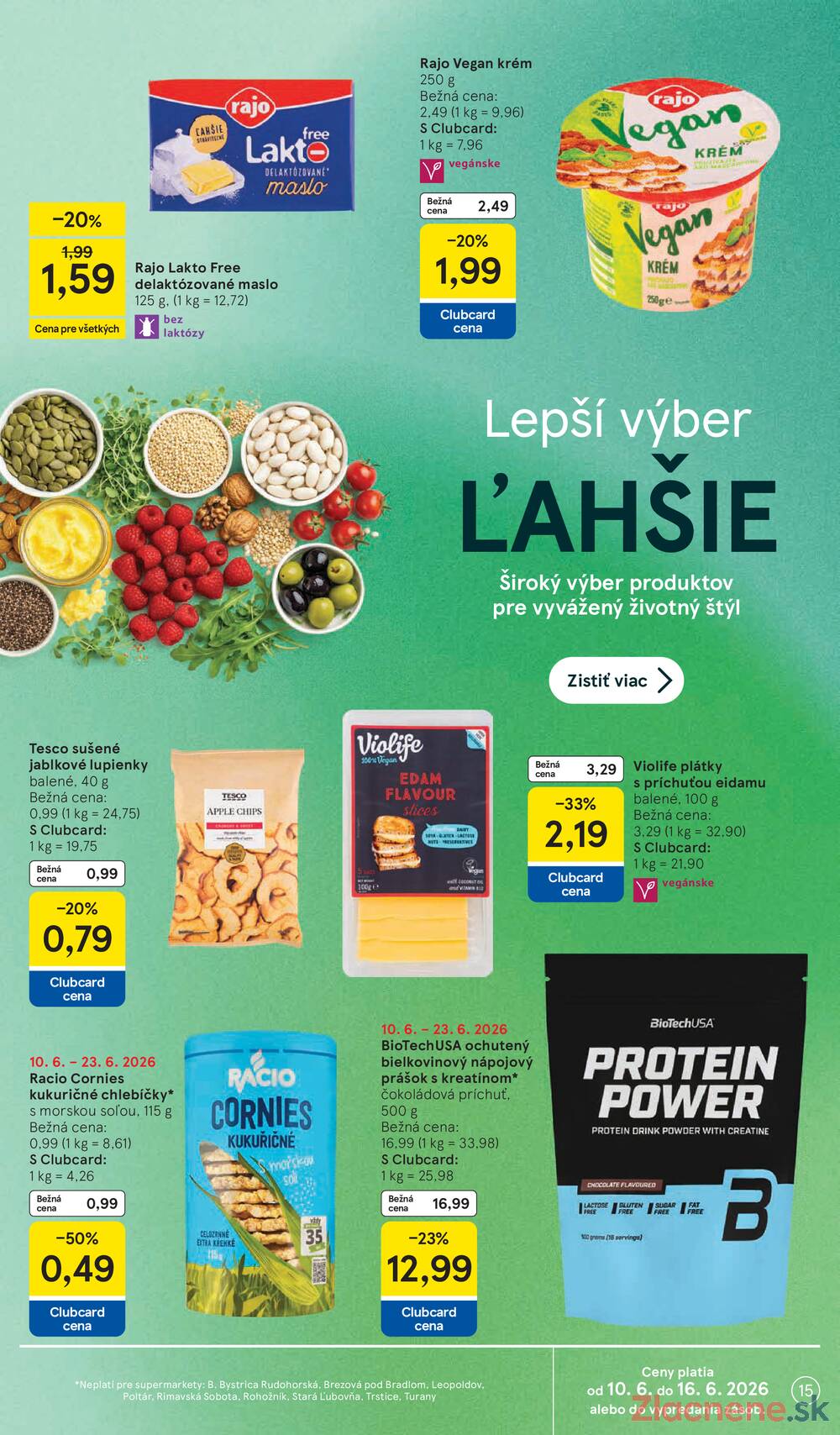 Tesco supermarkety od 10.6. do 16.6.2026