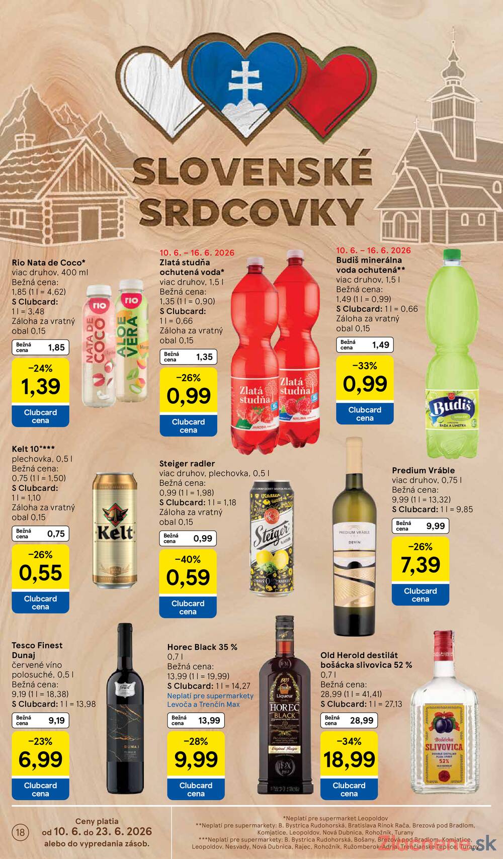 Tesco supermarkety od 10.6. do 16.6.2026