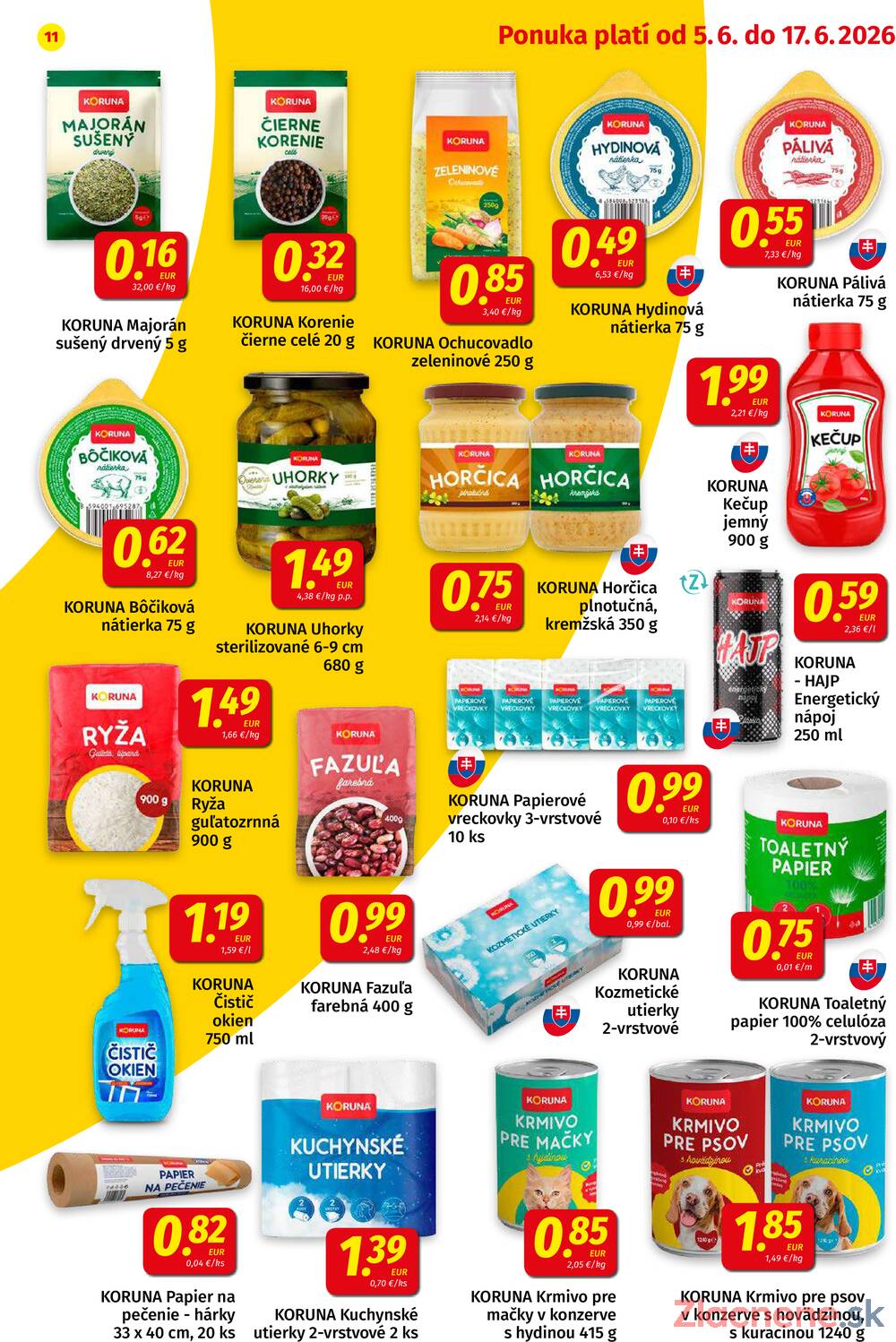 Leták KORUNA - KORUNA do 17.6. - strana 11 Leták KORUNA - KORUNA do 17.6. - strana 11
