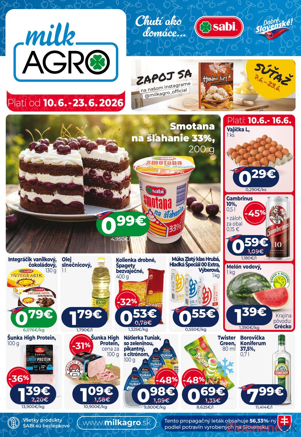 Leták Môj obchod - Moj obchod do 23.6. - strana 1 Leták Môj obchod - Moj obchod do 23.6. - strana 1