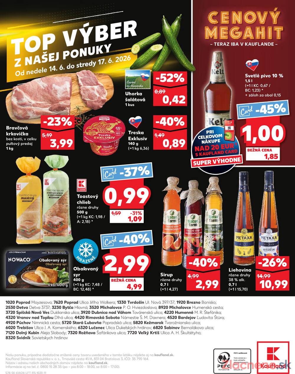 Kaufland 11.6. - 17.6. - Kaufland Rožňava