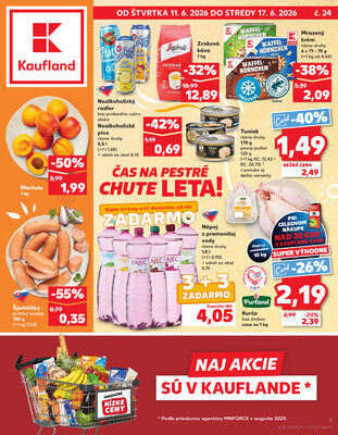 Leták Kaufland 11.6. - 17.6. - Kaufland Bratislava - Bory