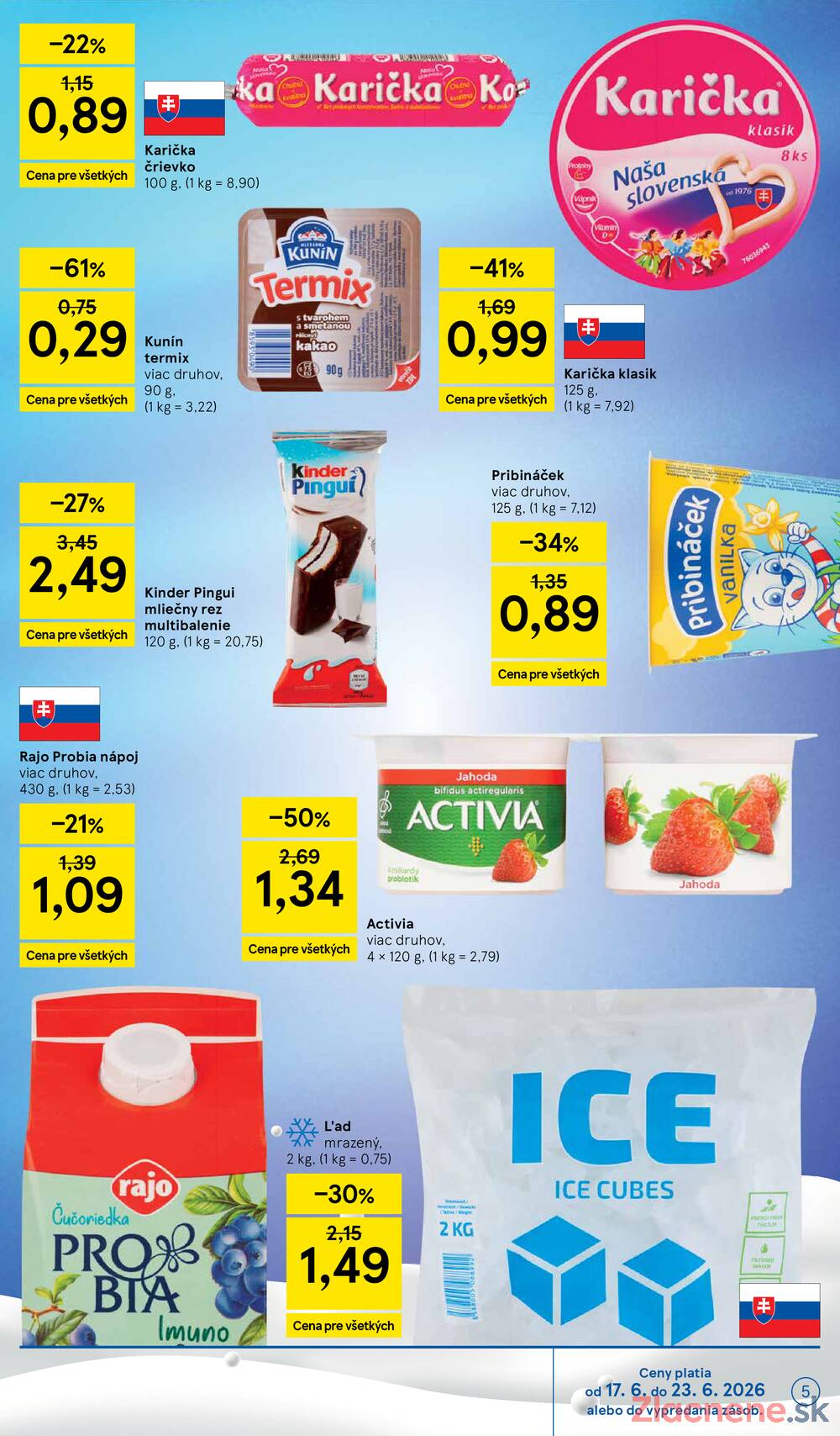 Tesco supermarkety od 17.6. do 23.6.2026