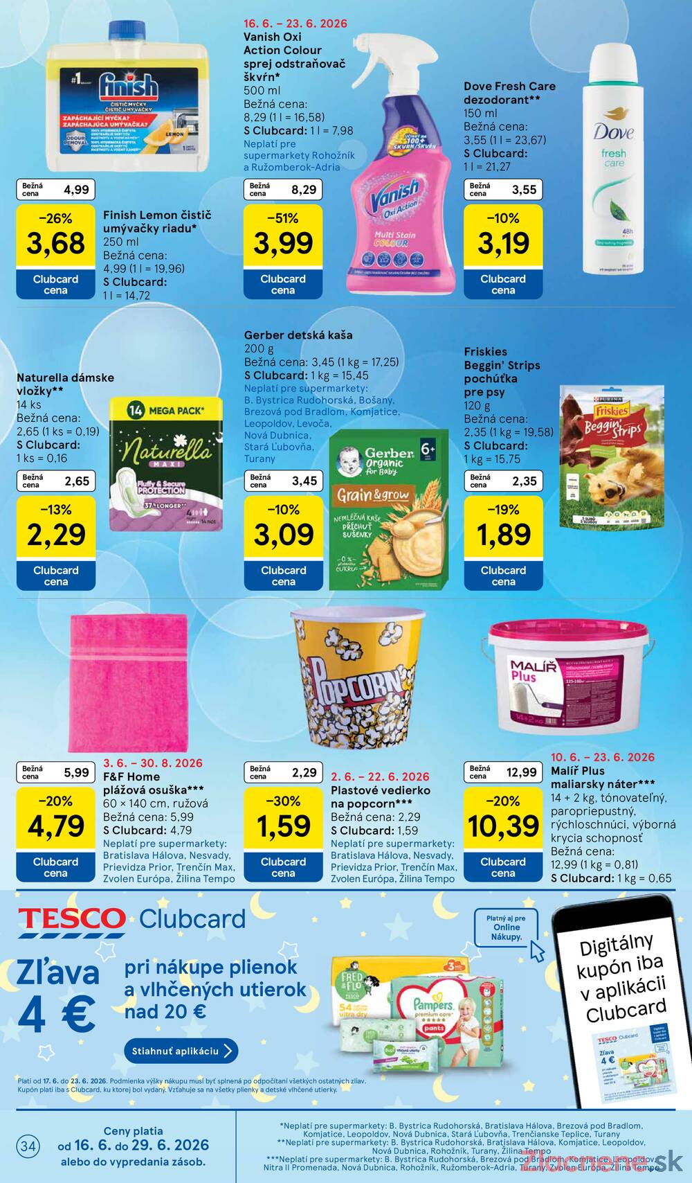 Tesco supermarkety od 17.6. do 23.6.2026