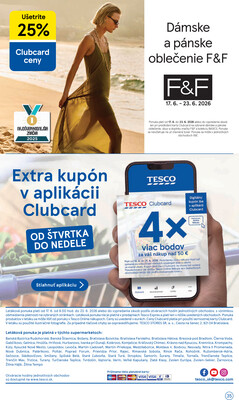 Tesco supermarkety od 17.6. do 23.6.2026