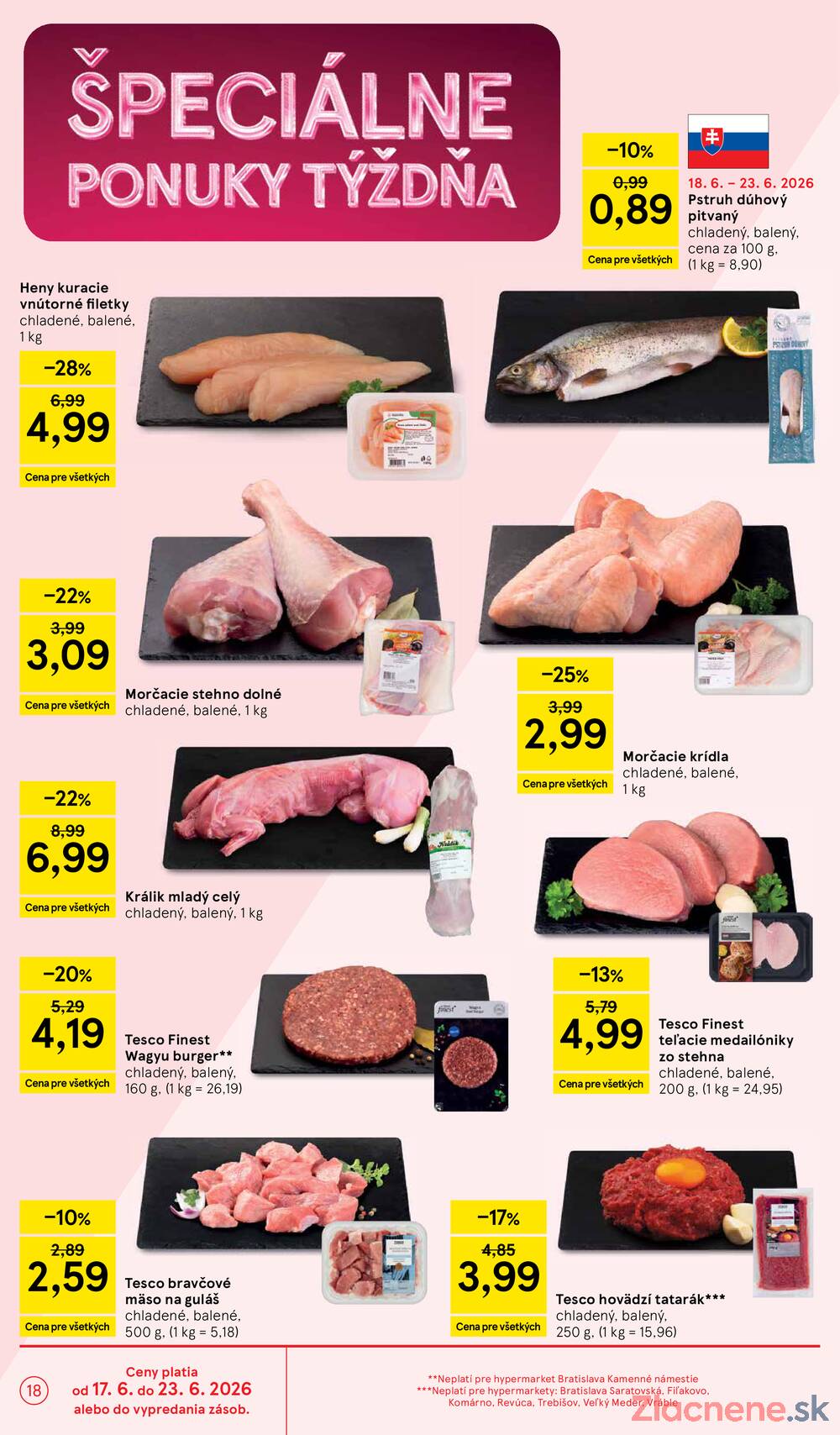 Tesco malé hypermarkety 17.6. - 23.6.